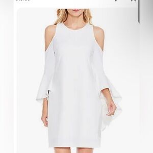 Vince Cumato Cold shoulder Bell sleeve women dress